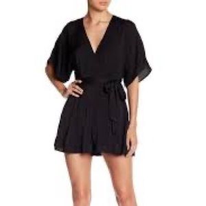 Womens S black romper